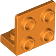 Lego auto konzola (nosič) pro nárazník 1x2 - 2x2, oranžová (6061676)